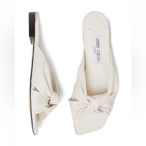 Jimmy Choo Avenue Crisscross leather sandals EU41
